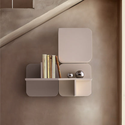 Modern Floating Wall Shelf with Storage – Minimalist Modular Design for Home & Office