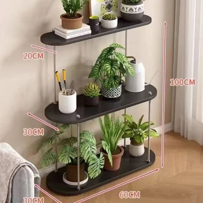 Eden Tiered Rolling Plant Stand | 3-Tier Multi-Functional Display Cart