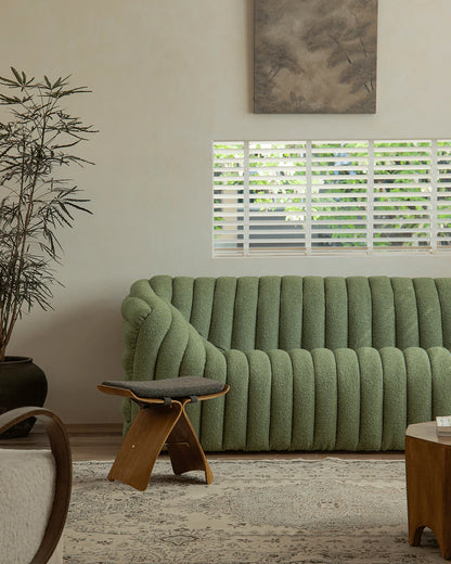 Butterfly Silhouette Wooden Stool