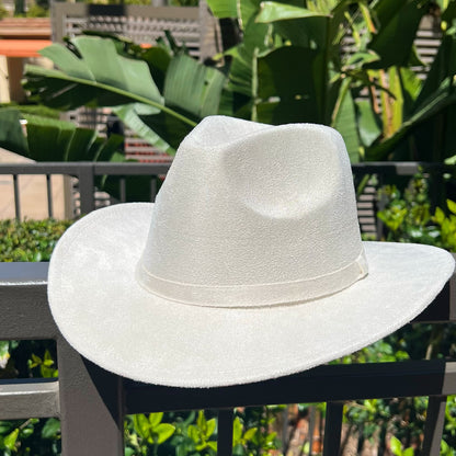 Suede Ivory Cowboy Hat