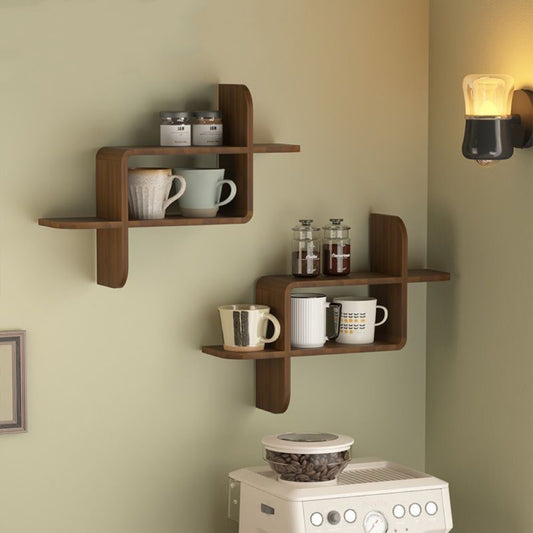 Floating Wall Shelf for Coffee & Tea Corners