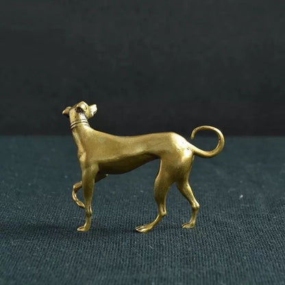 Mini Brass Dog Figurine – Symbol of Loyalty & Protection