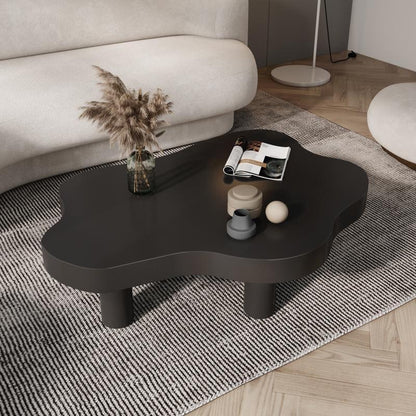 Minimalist Cloud Shaped Coffee Table, unique creative irregular cloud-shaped coffee table
