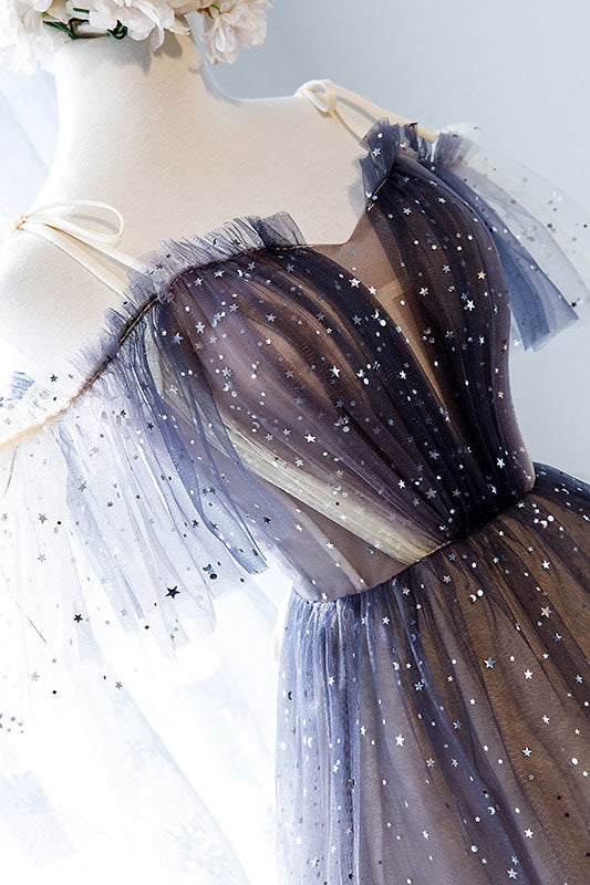 unique tulle short prom dress, tulle homecoming dress