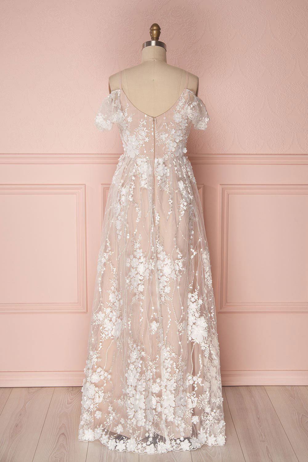 Cute sweetheart neck tulle lace long prom dress, cute evening dress