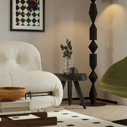 Handcrafted Solid Wood Tripod Stool – Charlotte Perriand–Inspired