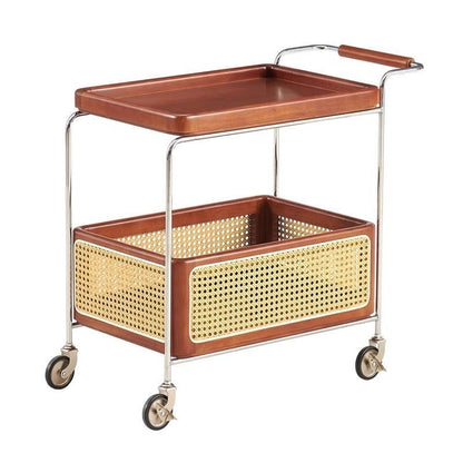 Equipages Diligence Rolling Side Table Serving Trolley