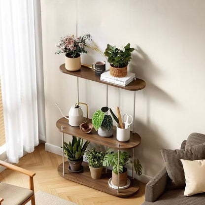 Eden Tiered Rolling Plant Stand | 3-Tier Multi-Functional Display Cart