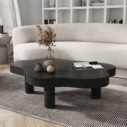 Minimalist Cloud Shaped Coffee Table, unique creative irregular cloud-shaped coffee table
