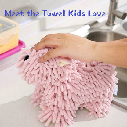 Puppy Plush Hand Towel