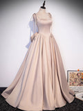 Champagne Formal Evening Dress
