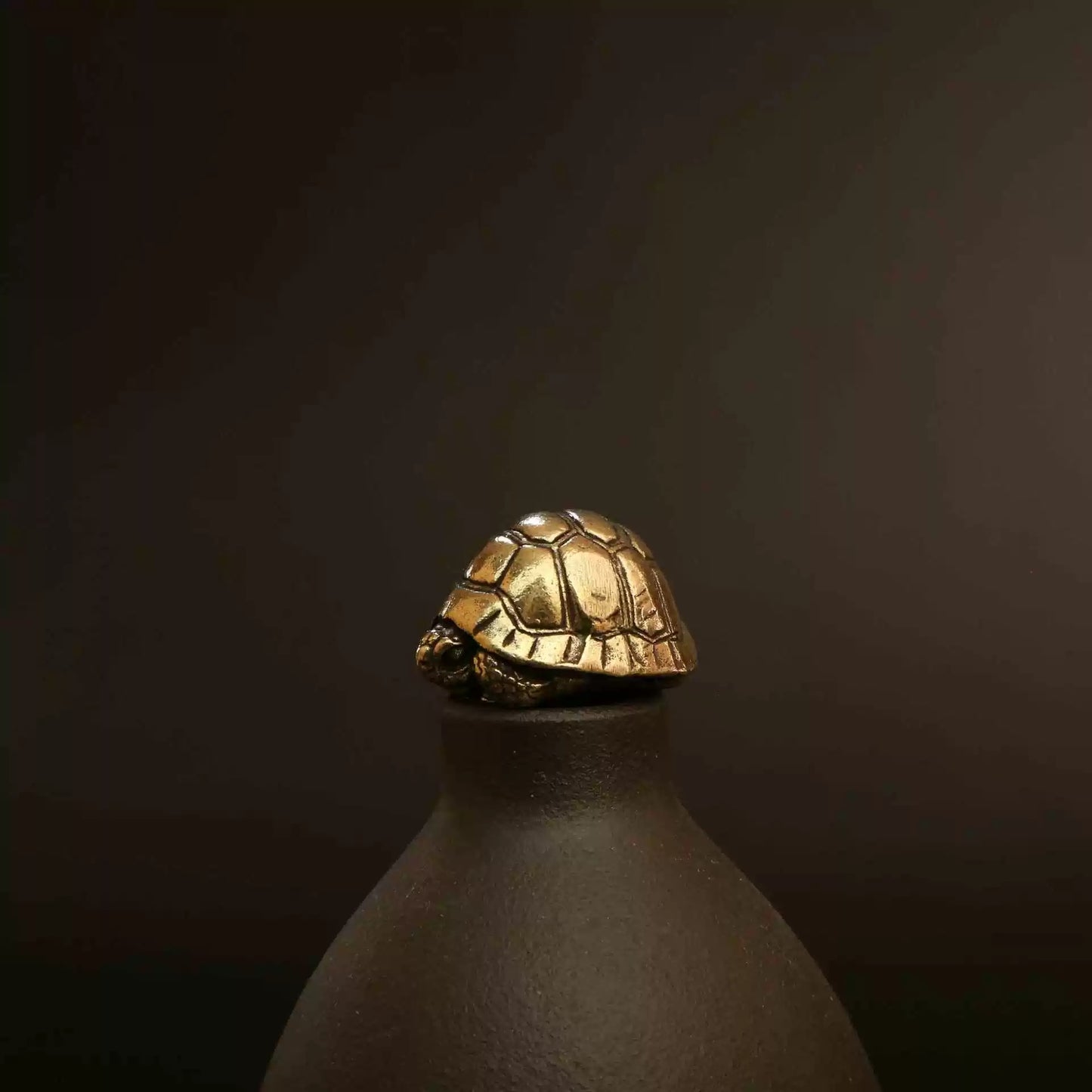 Mini Brass Turtle Figurine – Symbol of Protection & Longevity