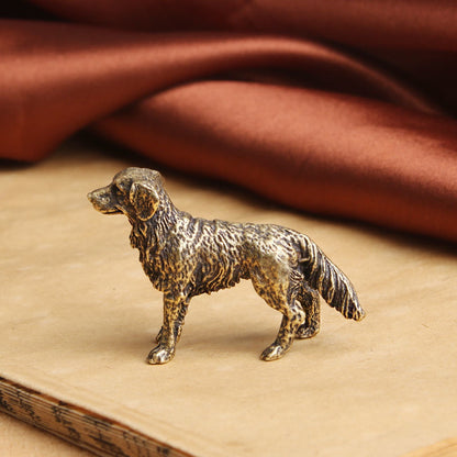 Brass Dog Figurine – Loyal Guardian & Elegant Decor