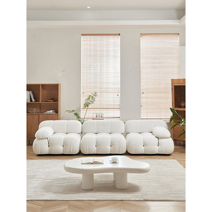 Cloud Couch White Tatul 114" Upholstered Modular Couch