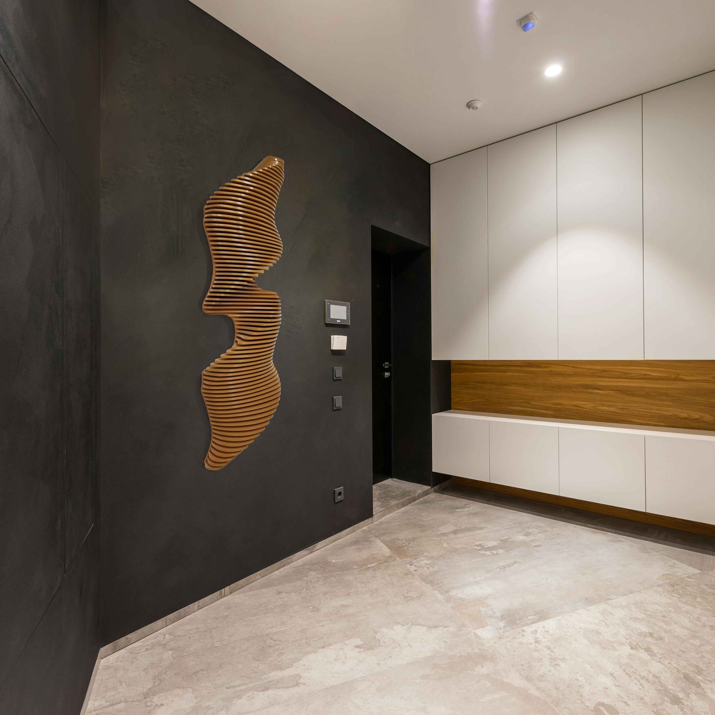 Parametric 3D Wall Art | Modern Vertical & Horizontal Abstract Panel | Acoustic Sculpture