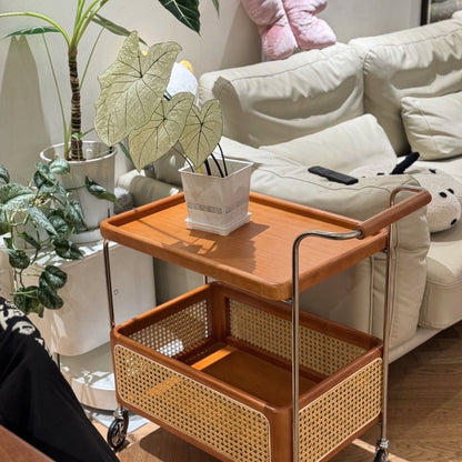 Equipages Diligence Rolling Side Table Serving Trolley