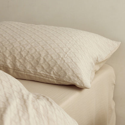 Soft Washed Cotton 4-Piece Bedding Set – Minimalist Solid Color