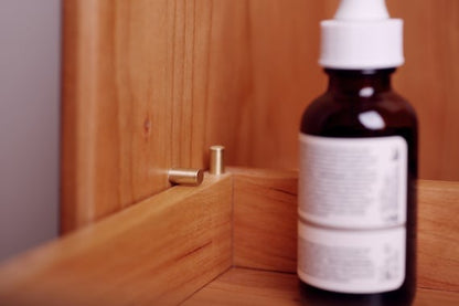 Modern Wood Makeup Organizer – 3-Layer Vanity Storage Box with Drawer