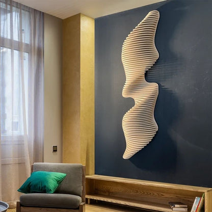 Parametric 3D Wall Art | Modern Vertical & Horizontal Abstract Panel | Acoustic Sculpture
