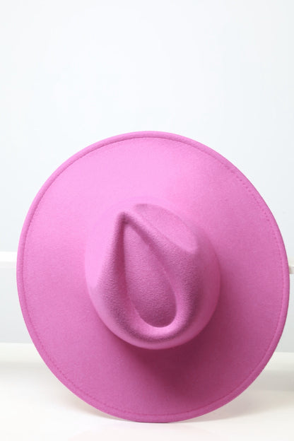 Wide Brim Lavender Fedora Hats