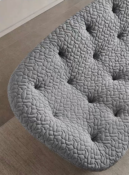 Modern Tufted Woven Fabric Upholstered Sofa