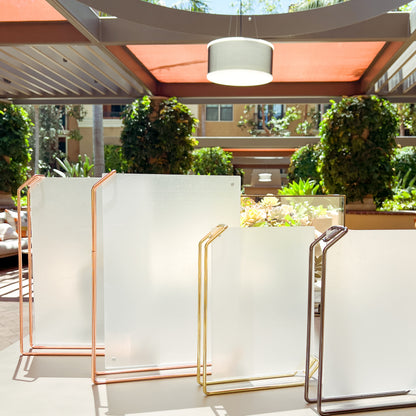 Plexiglass Metal Floating Frames 6.8”x8.5”