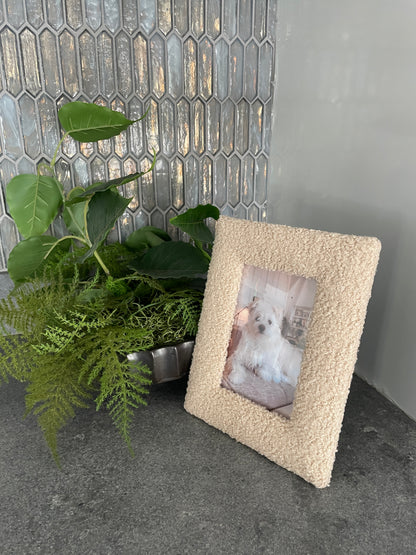 Fuzzy Sherpa Picture Frame