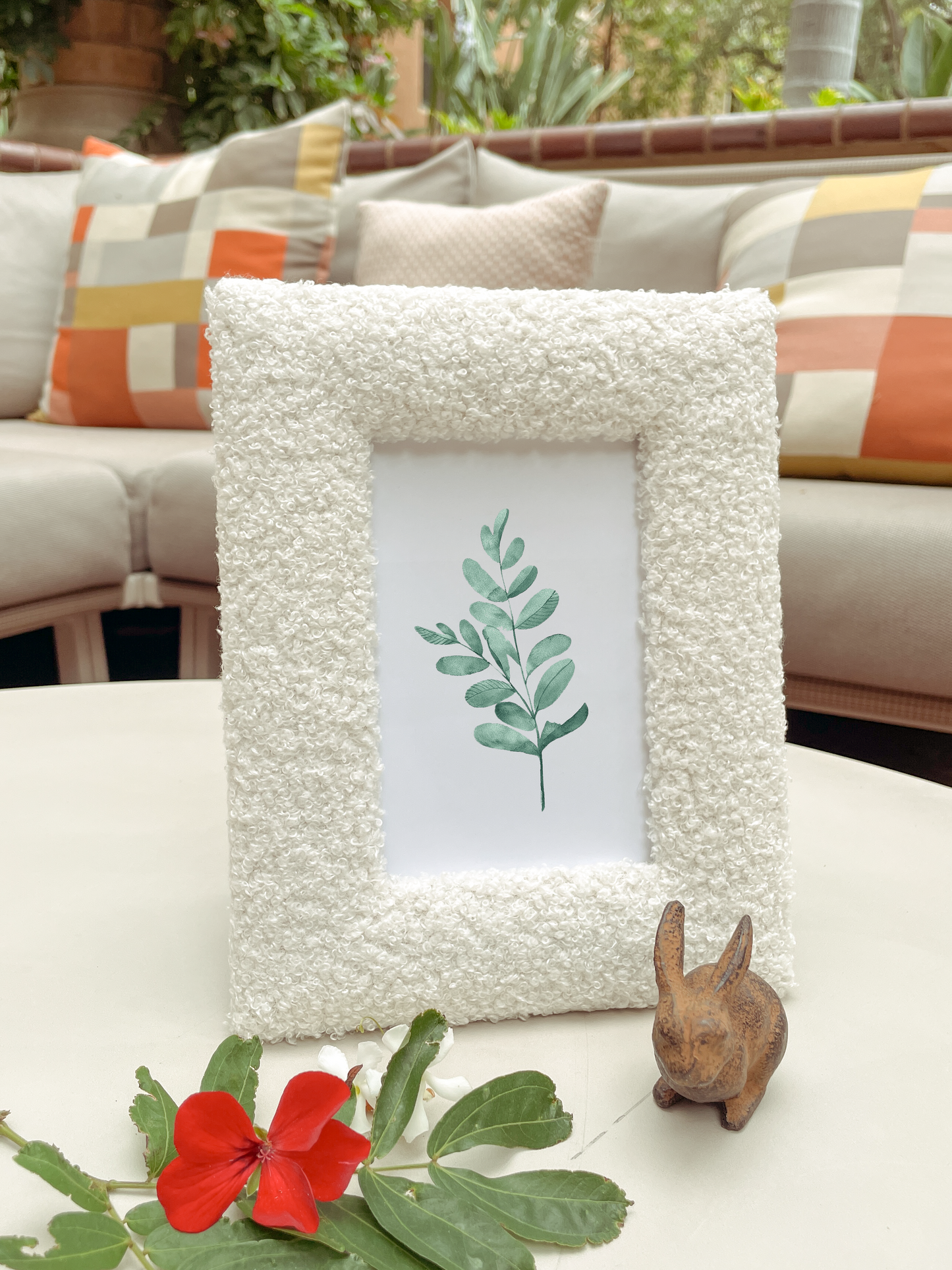 Fuzzy Sherpa Picture Frame
