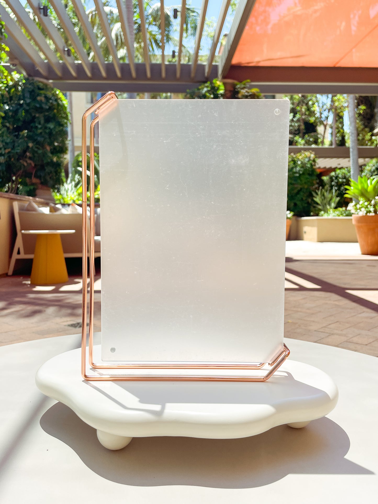 Plexiglass Metal Floating Frames 6.8”x8.5”