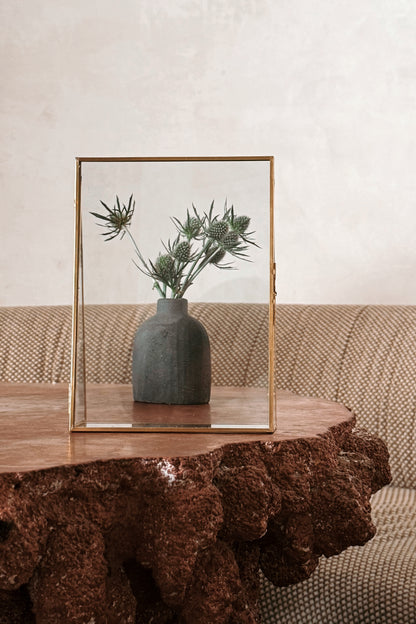 Gold-Edged Display Floating Picture Frames