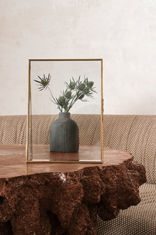 Gold-Edged Display Floating Picture Frames