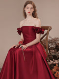 Burgundy Formal Evening Dresses