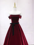 Velvet Long Formal Dresses