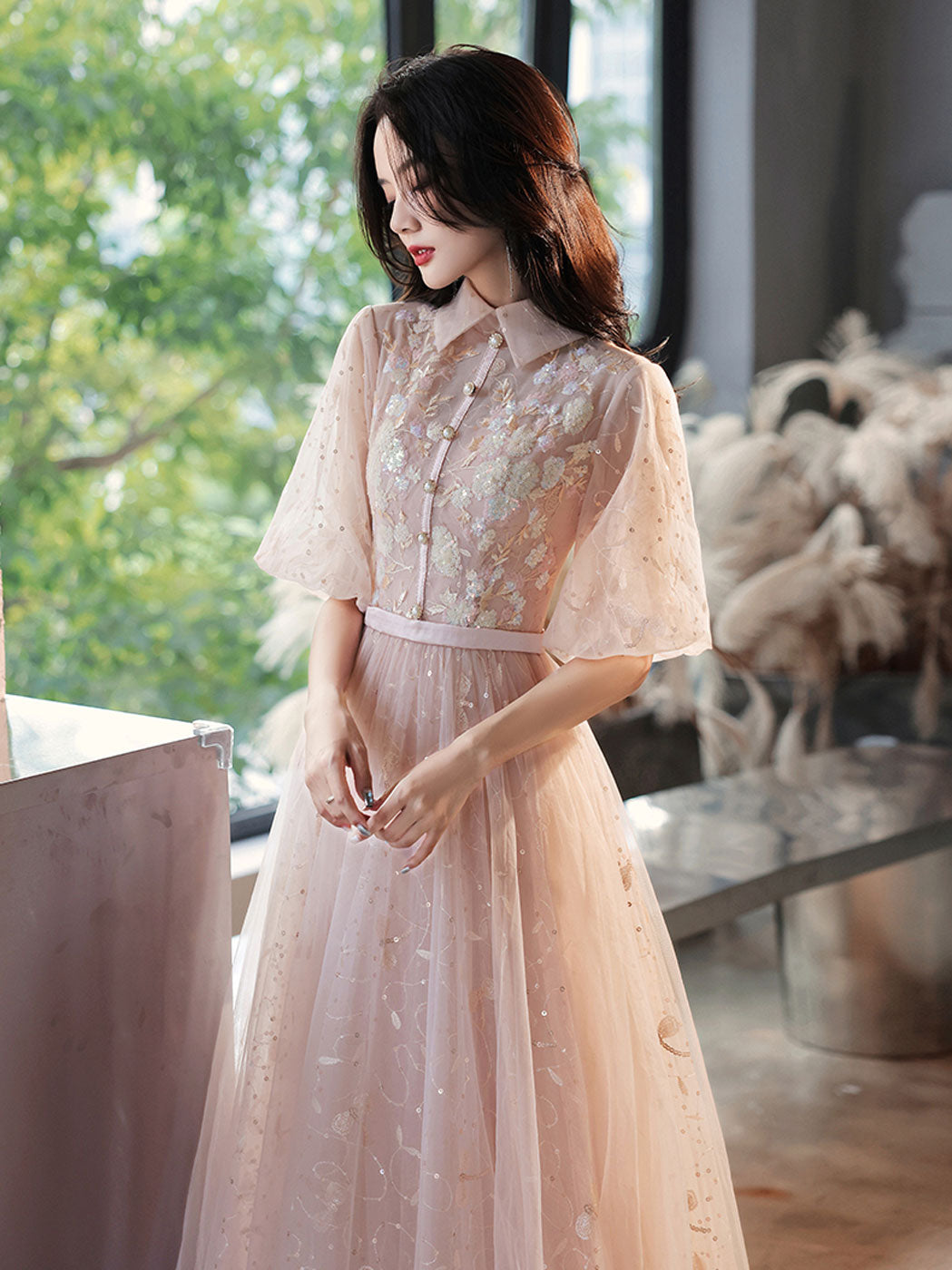  Champagne Formal Dresses