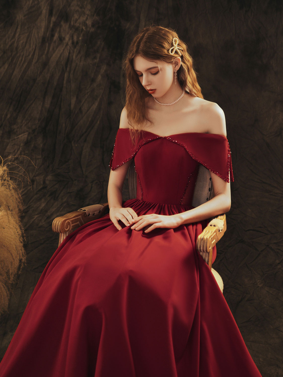 Burgundy Formal Evening Dresses