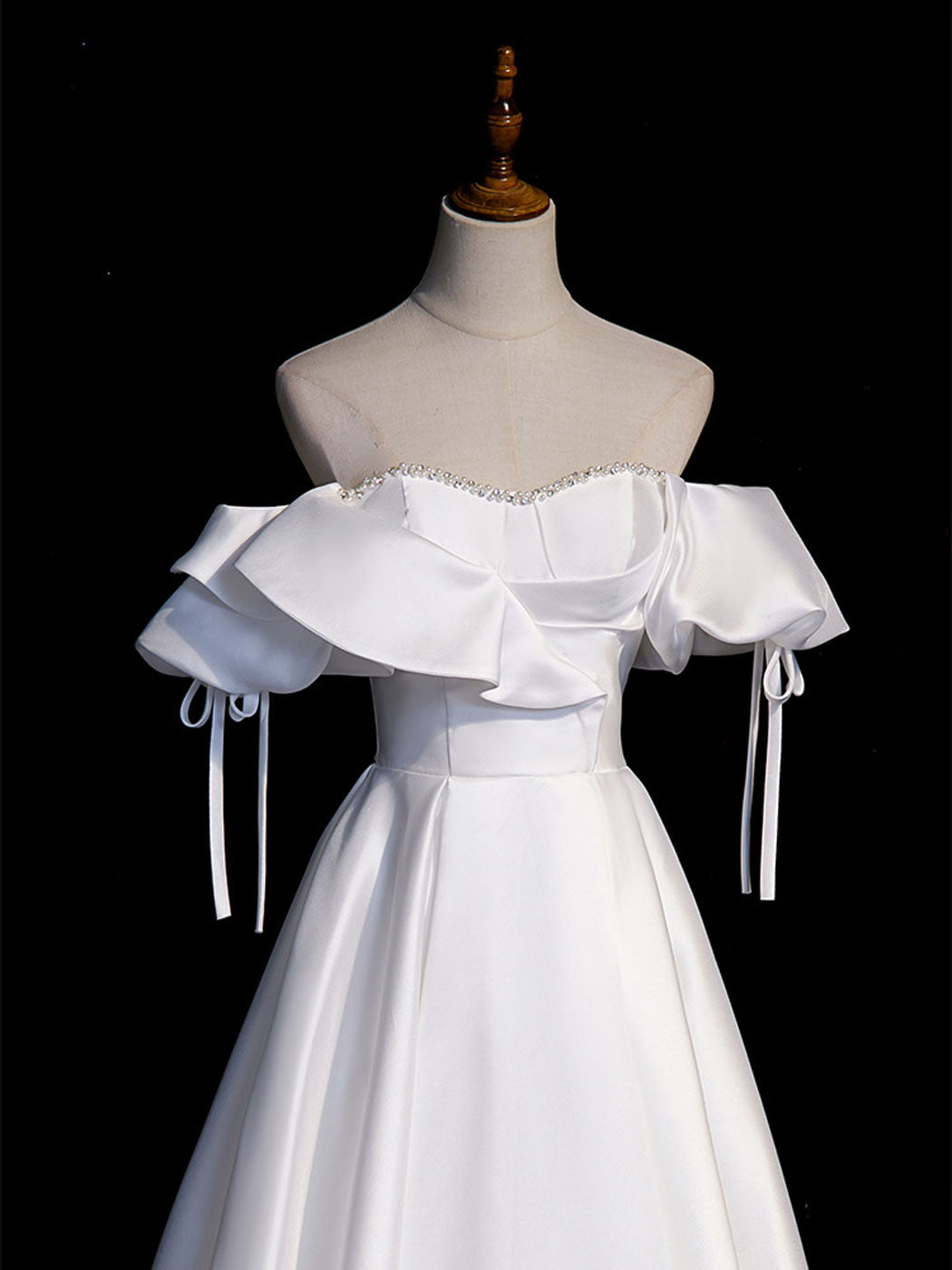 White Evening Dress