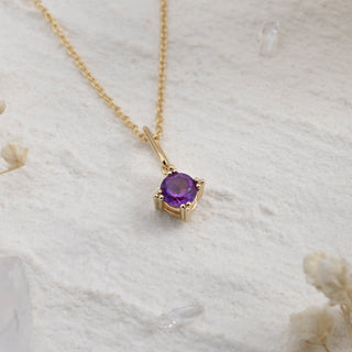 Serenity Star Amethyst Pendant Necklace
