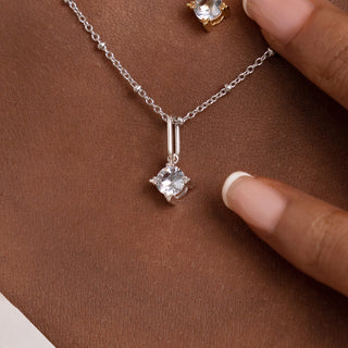Serenity Star White Topaz Pendant Necklace