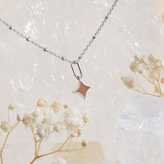 Serenity Star Ember Glow Pendant Necklace