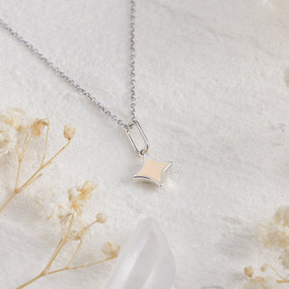Serenity Star Moonlit Sand Pendant Necklace