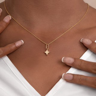 Serenity Star Moonlit Sand Pendant Necklace