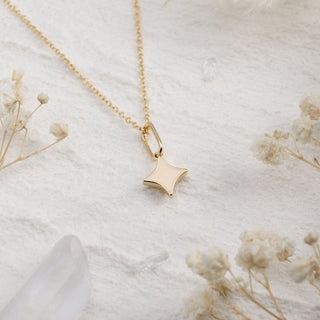 Serenity Star Moonlit Sand Pendant Necklace