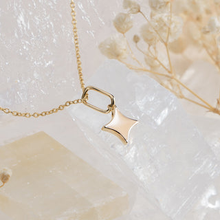 Serenity Star Moonlit Sand Pendant Necklace