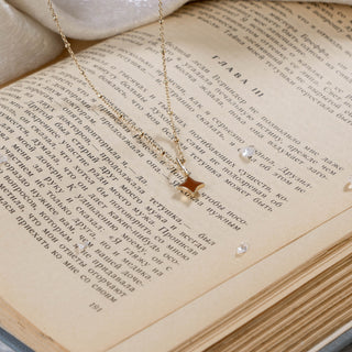 Serenity Star Meteor Flame Pendant Necklace