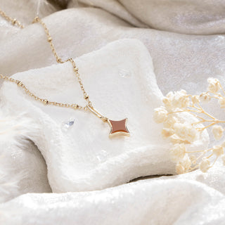 Serenity Star Meteor Flame Pendant Necklace