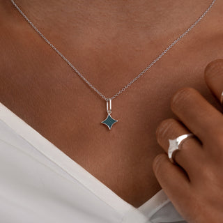 Serenity Star Astral Fog Pendant Necklace