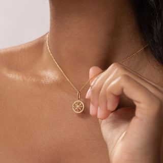 Dharma Wheel Pendant Necklace