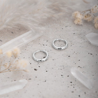 Serenity Star Mini Hoop Earrings