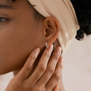 Serenity Star Mini Hoop Earrings