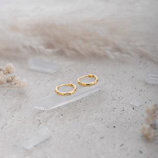 Serenity Star Mini Hoop Earrings